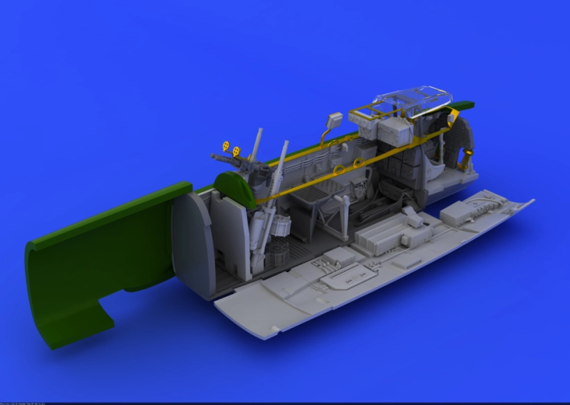 Ed672015 Bf 110G-4 kokpit 1/48 BRASSIN