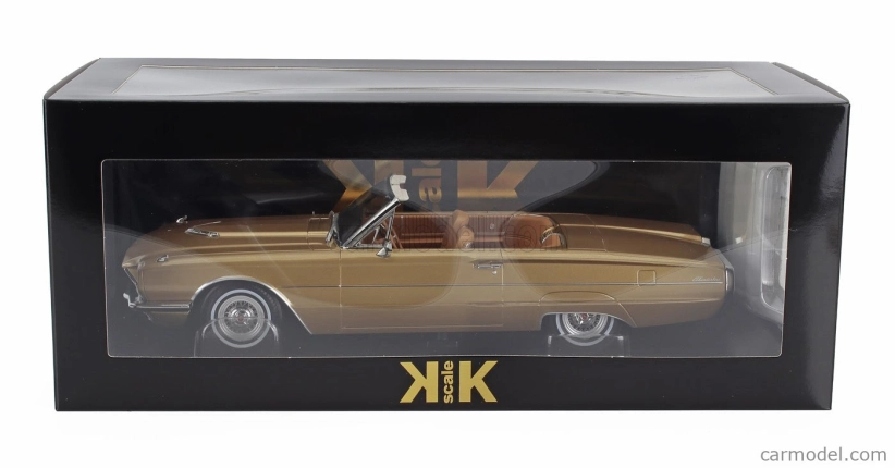 Kk-scale Ford usa Thunderbird Cabriolet Open 1966 1:18 Gold