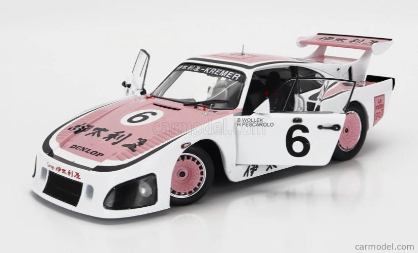 Solido Porsche 935k3 Team Porsche Kremer Racing N 6 Winner 1000km Suzuka 1981 B.wollek - H.pescarolo 1:18 Biela Ružová