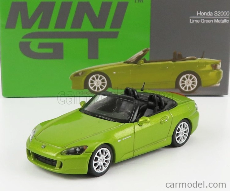 Truescale Honda S2000 Spider Open 1998 1:64 Světle Zelená Met