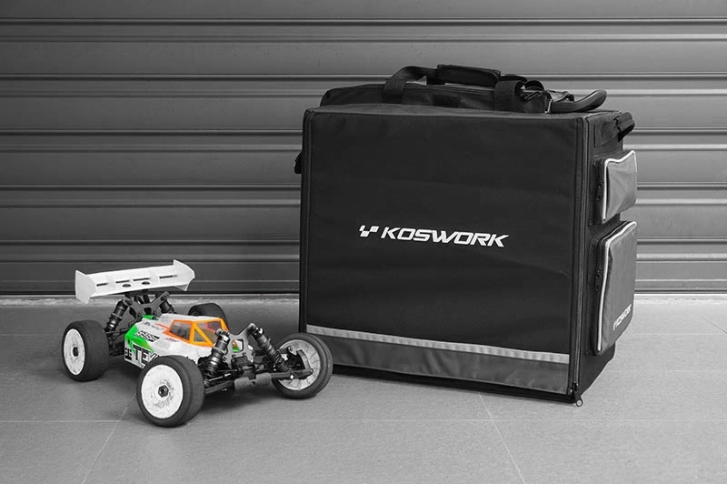 Velká přepravní taška na kolečkách pro modely 1/8 a 1/10 (4 střední a 1 velká přihrádka)