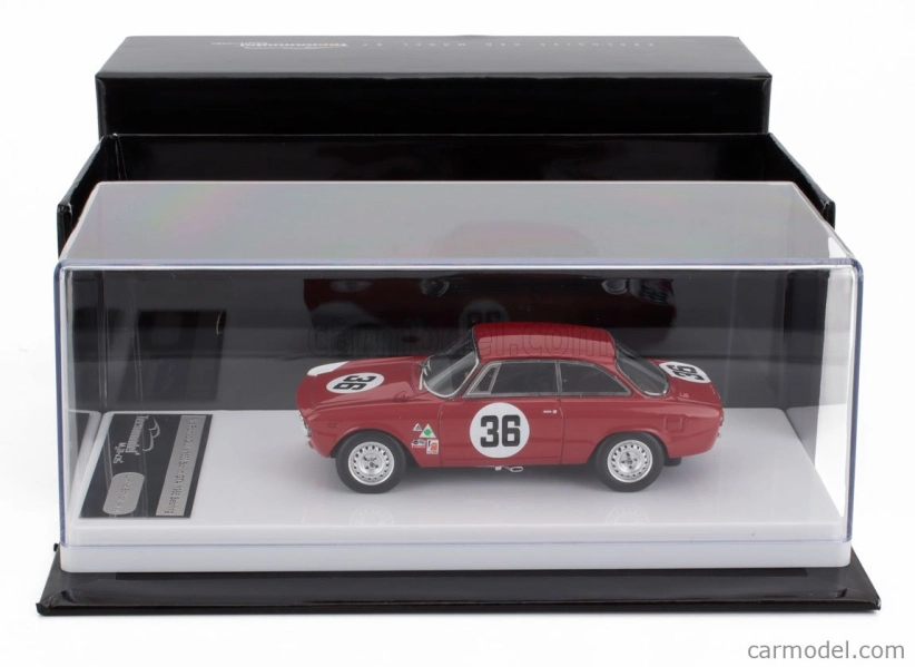 Tecnomodel Alfa romeo Giulia 1600 Sprint Gta N 36 Sebring 1966 John Rindt 1:43 červená