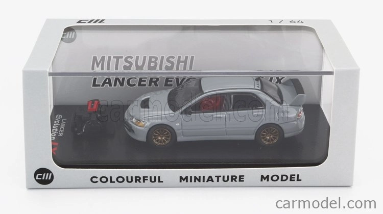 Cm-models Mitsubishi Lancer Evo Ix With Engine 2003 1:64 Grey