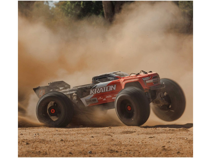 RC auto Arrma Kraton 4S V2 BLX 1:10 4WD RTR, červené