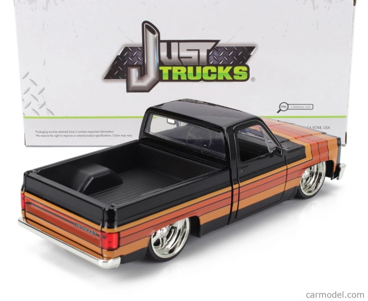 Jada Chevrolet C-10 Pick-up Custom 1985 1:24 Černá Hnědá