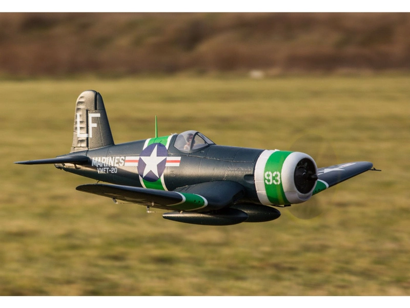 F4U-4 Corsair 1.2m AS3X BNF Basic