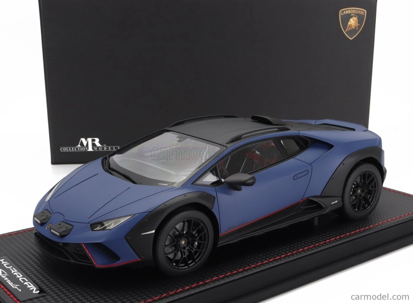 Mr-models Lamborghini Huracan Sterrato 2022 - Con Vetrina - S vitrínou 1:18 Blu Grifo - Matná modrá