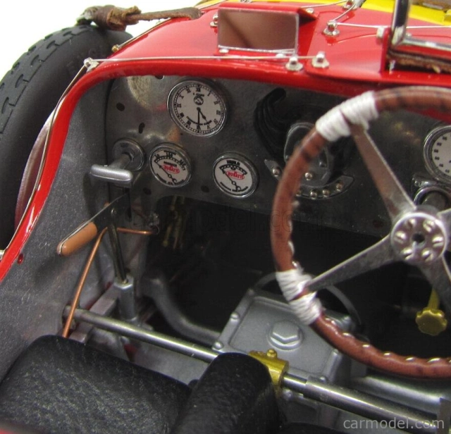 Cmc Bugatti T35 N 18 National Colour Project Spain 1924 1:18 Červená Žlutá