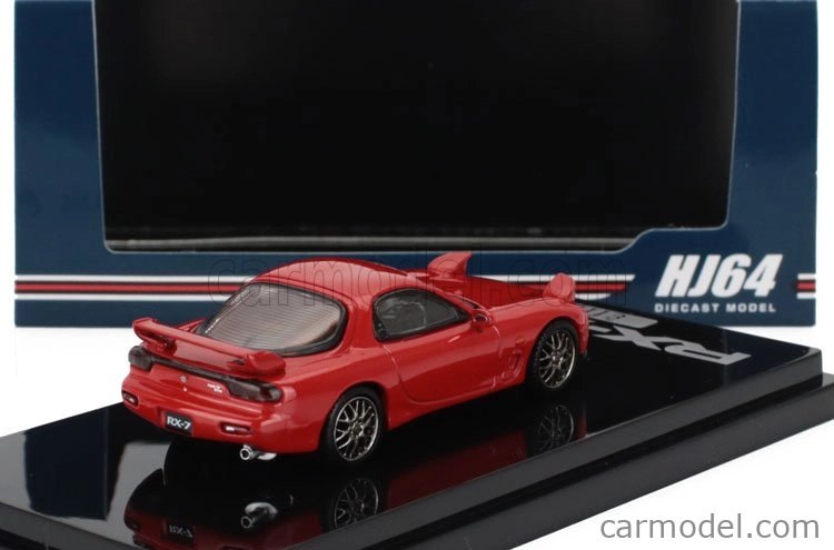 Zapaľovanie-model Mazda Efini Rx-7 (fd3s) Type Rs Custom Coupe 2002 1:64 Červená