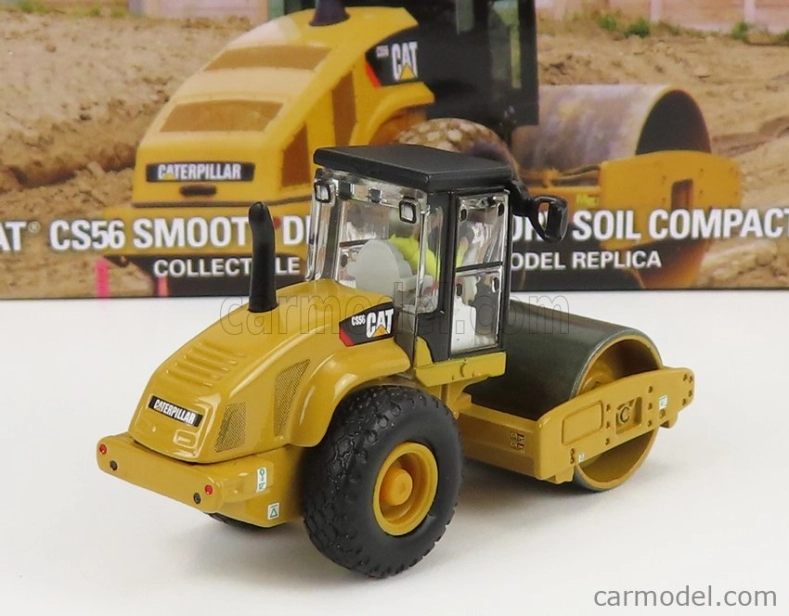 Dm-models Caterpillar Catcs56 Silniční válec 1:87, žlutá