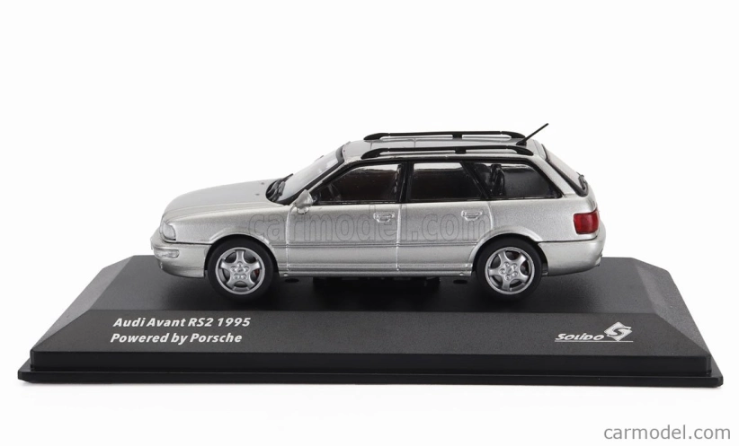 Solido Audi A4 Rs2 Avant Sw Station Wagon 1995 - Powered By Porsche 1:43 Polar Silver