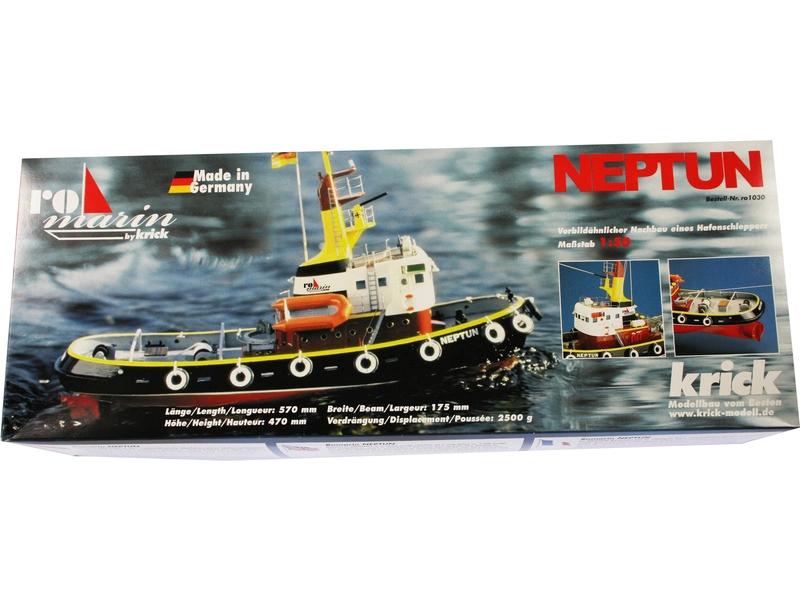 RC stavebnice ROMARIN Přístavní remorkér Neptun kit