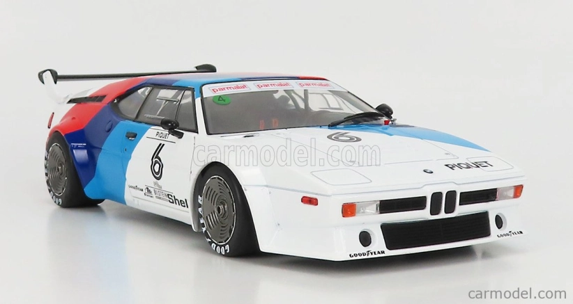 Werk83 BMW M1 Werksdesign N 6 Procar Series 1979 Nelson Piquet 1:18 Biela modrá červená