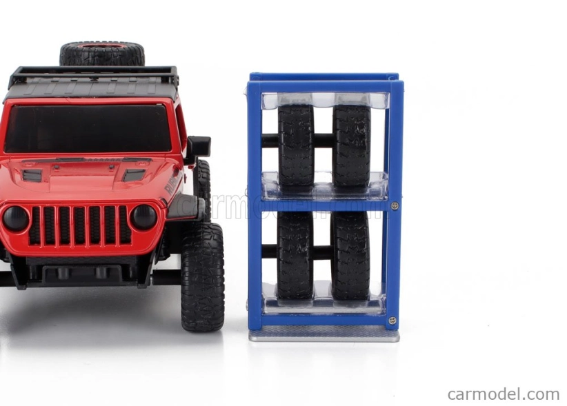 Jada Jeep Gladiator Pick-up 2020 so sadou 4x pneumatík 1:24 červená čierna