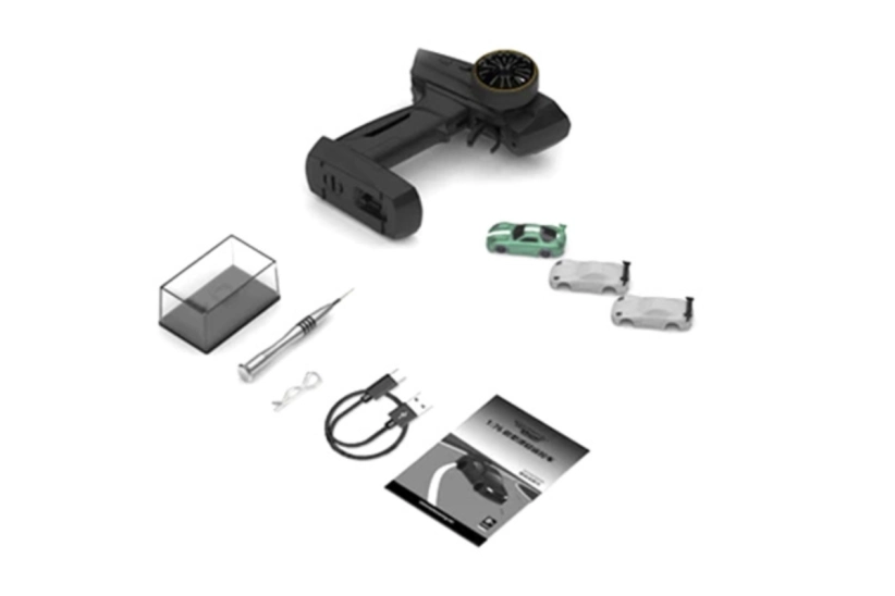 RC auto 1/76 C62 DRIFT RTR, zelené