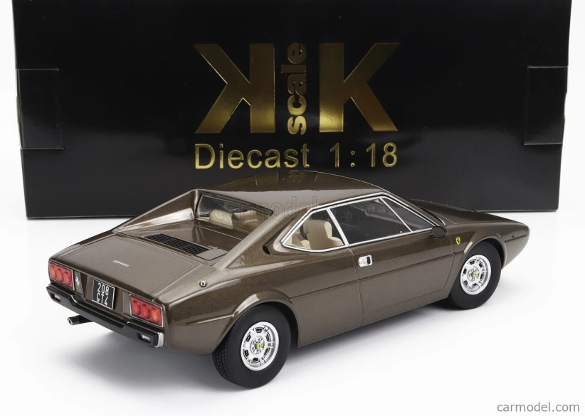 Kk-scale Ferrari Dino 208 Gt4 1975 1:18 Brown