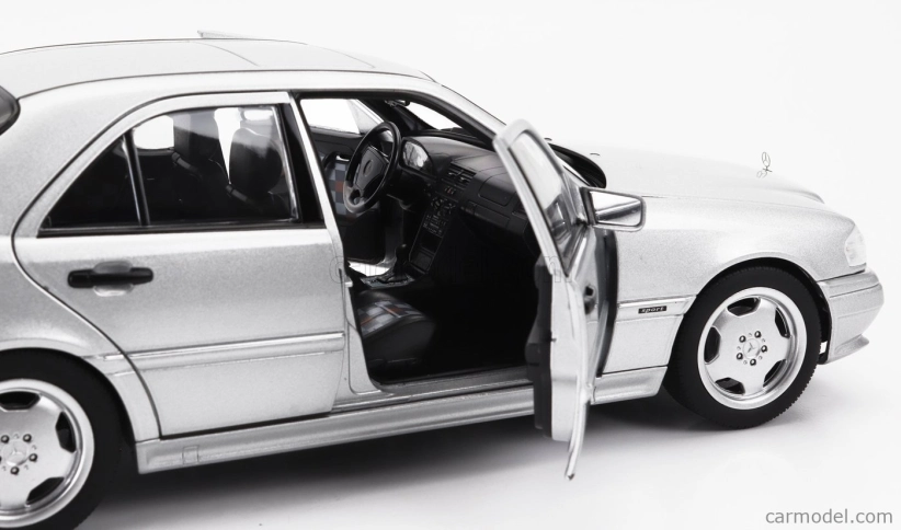 Norev Mercedes benz C-class C36 Amg (w202) 1993 1:18 Strieborný