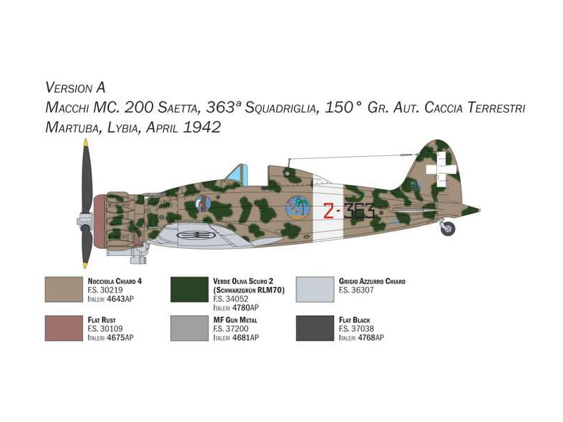 Italeri Macchi MC.200 serie XXI (1:48)