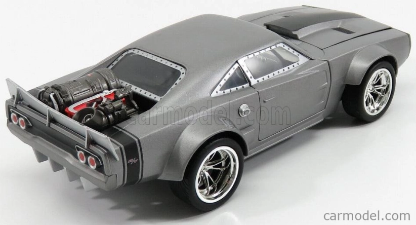 Jada Dodge Dom's Ice Charger R/t 1970 - Fast & Furious 8 2017 1:24 Matt Grey