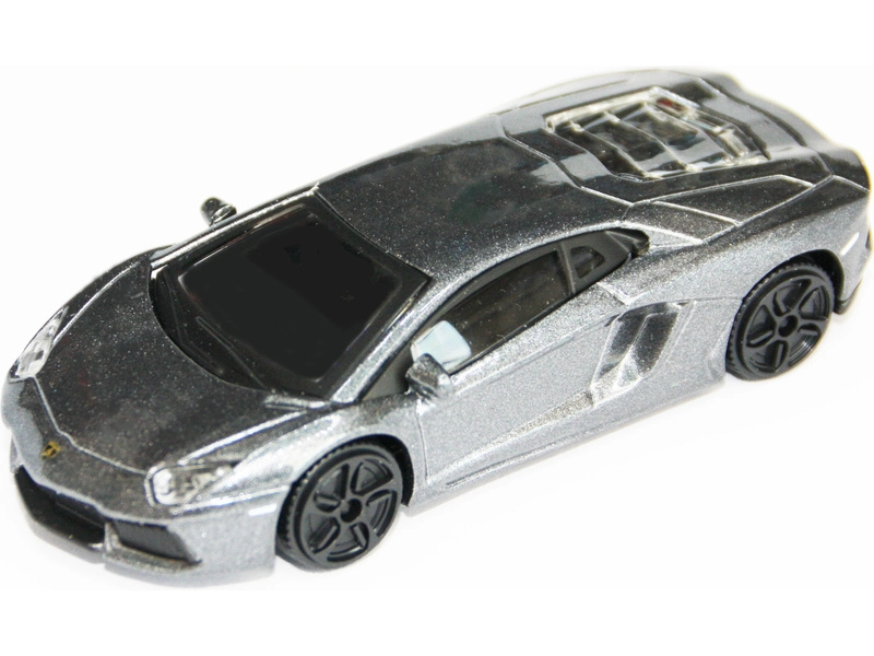 Bburago Lamborghini Aventador LP 700-4 1:43 sivá metalíza