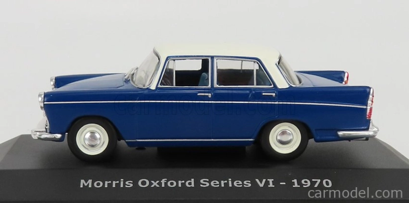 Edicola Morris Oxford Series Vi 1970 - Con Vetrina - S vitrínou 1:43 Modrá biela