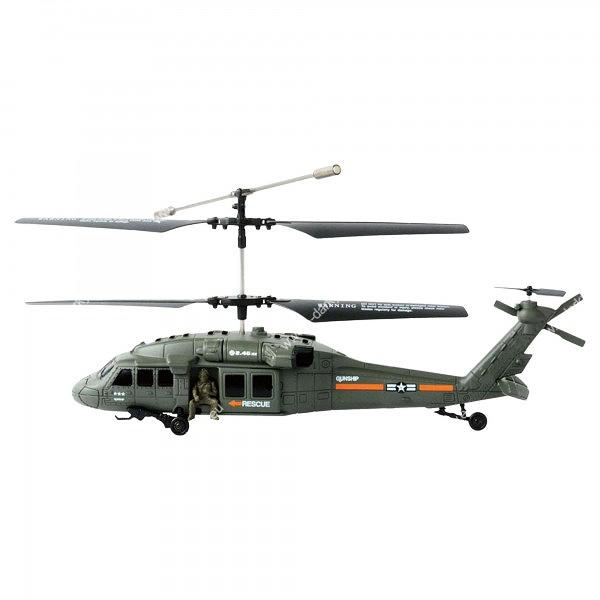 RC vrtuľník Black Hawk - Gunship