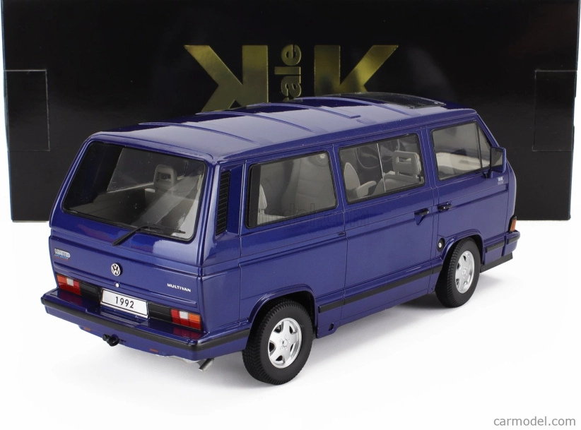 Volkswagen T3 Multivan Minibus v mierke Kk (posledná edícia) 1992 1:18 Blue Met