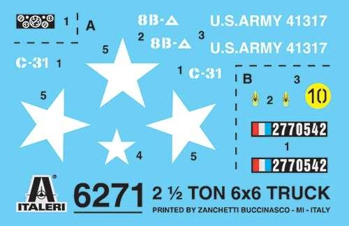 Model Kit military 6271 - GMC 2 1/2 ton. 6x6 truck (1:35)