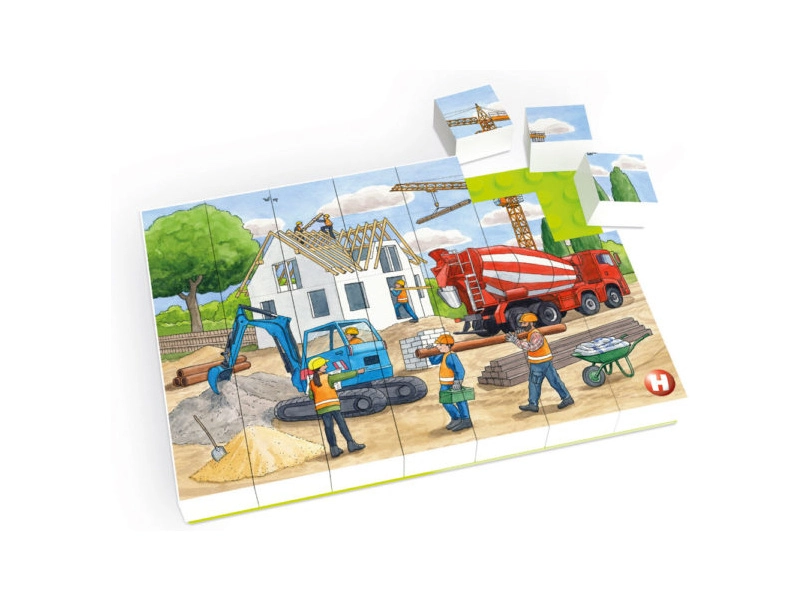 HUBELINO Puzzle - Na stavenisku