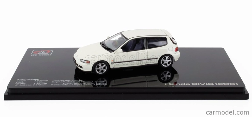 Lcd-model Honda Civic Sir Ii Eg6 Vtec 1993 1:43 Bílá
