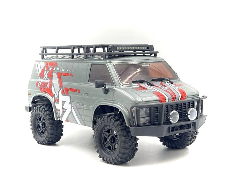 Mini Crawler Hobby Plus / Absima CR-18P EVO-V2 Rock Van 1:18 RTR - šedý