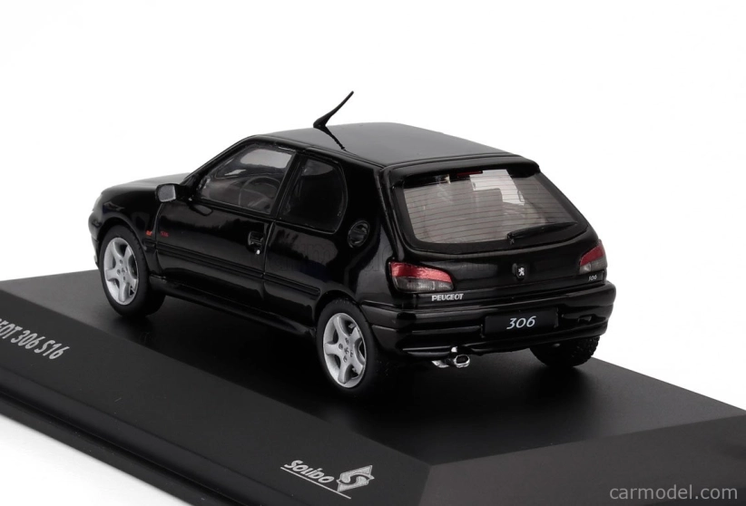 Solido Peugeot 306 S16 2002 1:43 Onyx Black