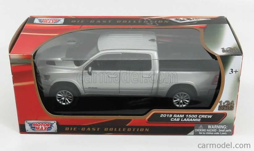 Motor-max Dodge Ram 1500 Double Cabine Pick-up 2019 1:27 Silver