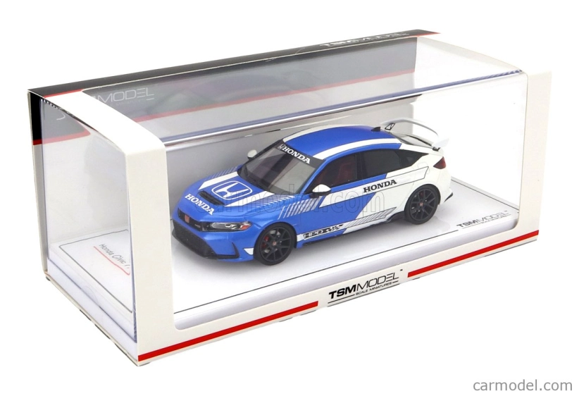Truescale Honda Civic Type R 2023 1:43 modrá biela