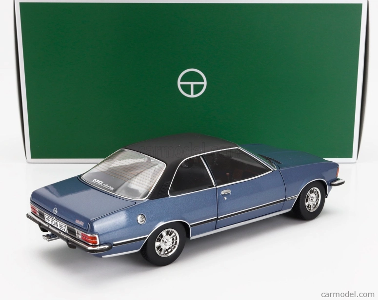Touring modelcars Opel Commodore B Gs/e Coupe 1975 1:18 Svetlomodrá s čiernou