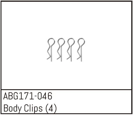 ABG171-046 – Sponky na karosériu, 4 ks