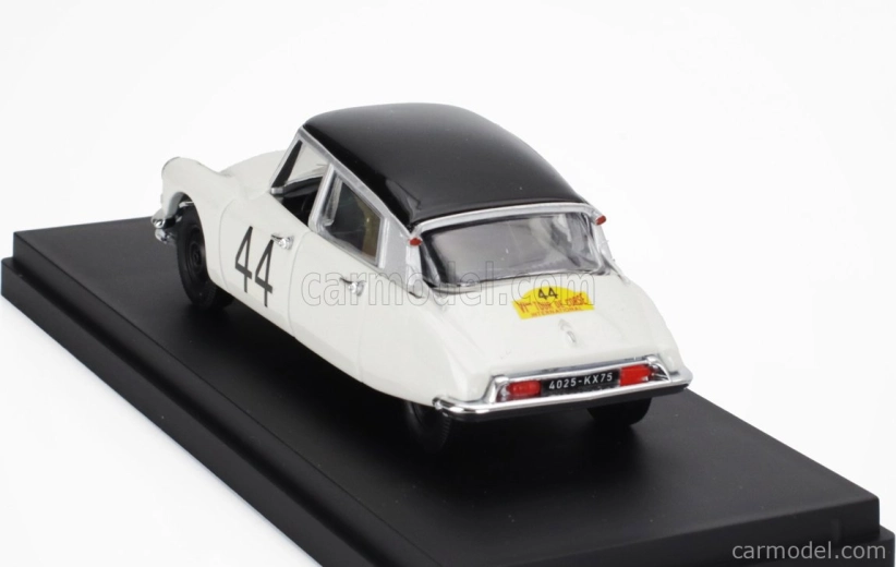 Rio-models Citroen Ds19 N 44 Víťaz Rally Tour De Corse 1961 Rene Trautmann - Jean Claude Ogier 1:43 Biela Čierna