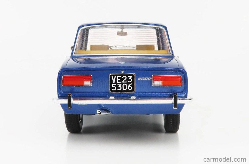 Mitica-diecast Alfa romeo 2000 Berlina 1971 - Cerchi Millerighe Wheels 1:18 Blue Pervinca Met 349