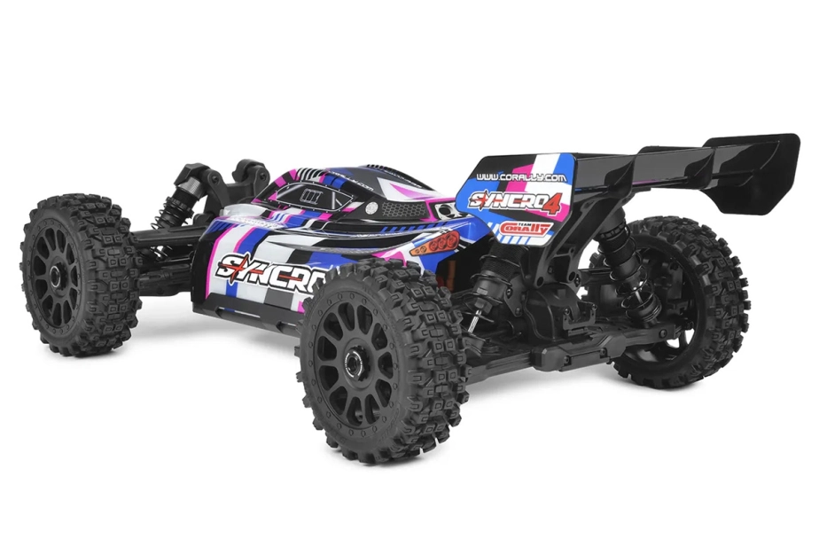 SYNCRO-4 - BUGGY 4WD 3-4S Brushless - RTR - 2026 růžová