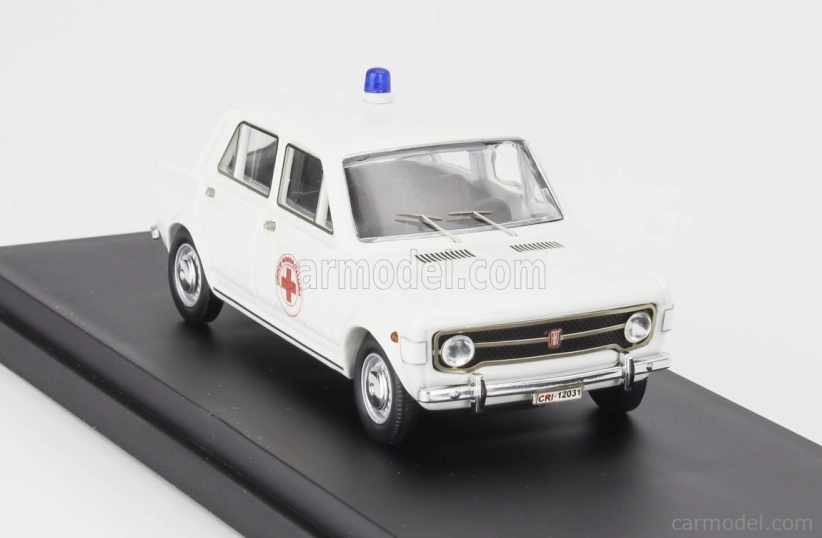 Rio-modely Fiat 128 C.r.i. Ambulancia Croce Rossa Italiana 1970 1:43 biela