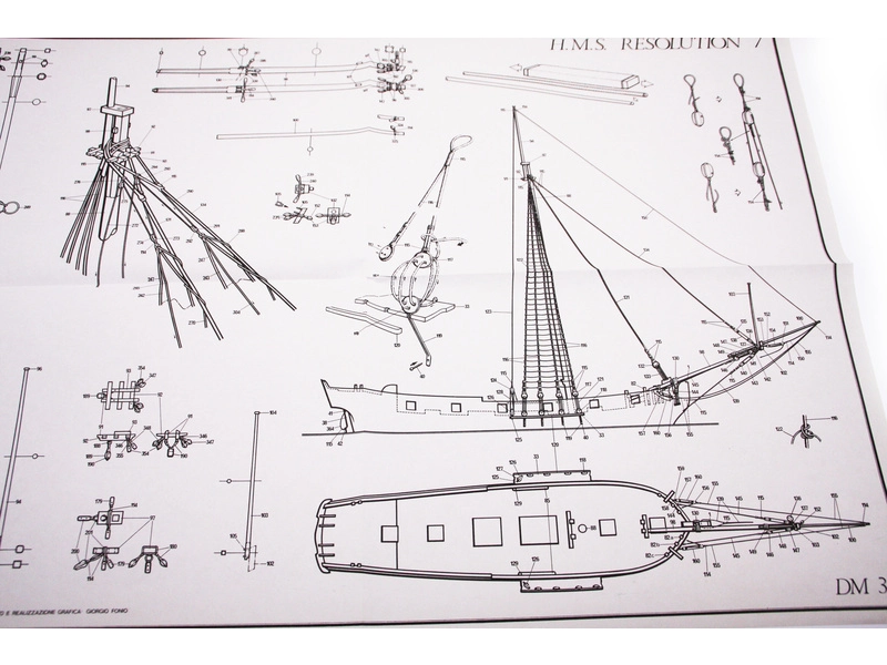 COREL H.M.S. Resolution 1700 1:50 kit