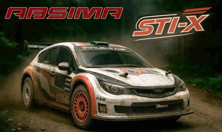 Absima On Road STi-X 1:10 4WD RTR + zdarma batéria NiMH 7,2 V 2000 mAh