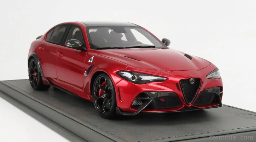 Bbr-models Alfa romeo Giulia Gta 2020 - Con Vetrina - S vitrínou 1:18 Rosso Gta - Red Met