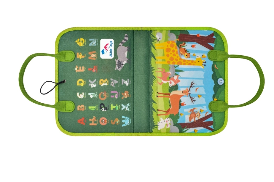 2Kids Toys Senzorická busy kniha Zvieratká