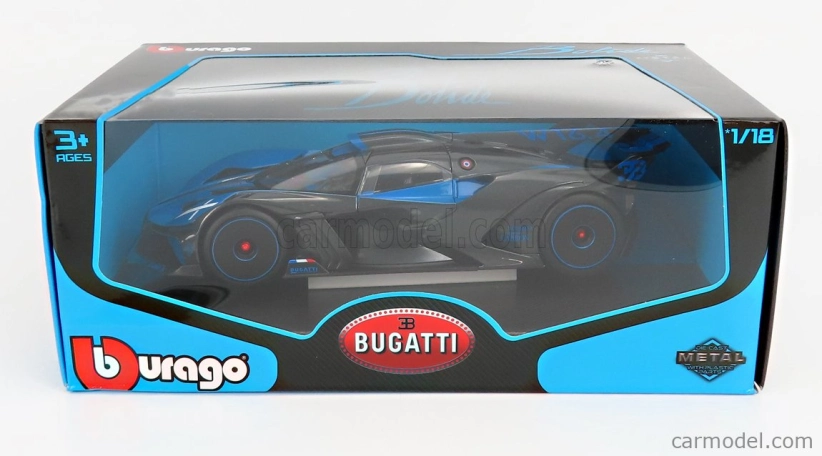 Bburago Bugatti Bolide 1:18 modrá