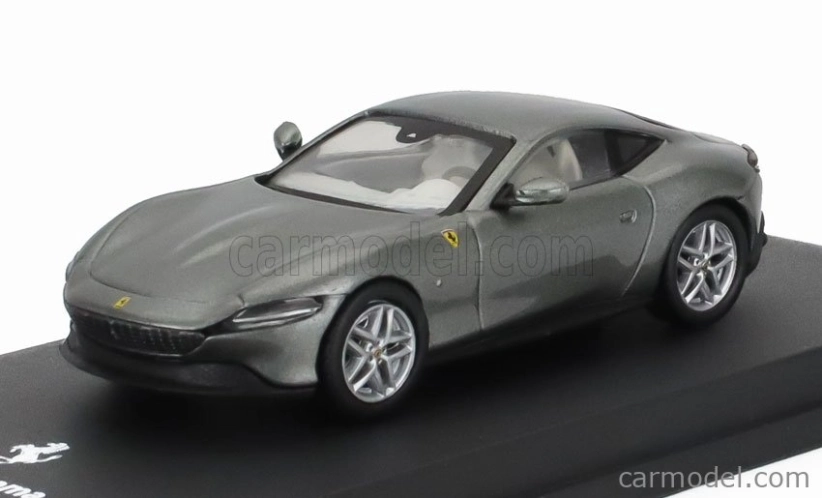 Edicola Ferrari Roma 2020 - Con Vetrina - With Showcase 1:64 Grigio Medio - Šedá