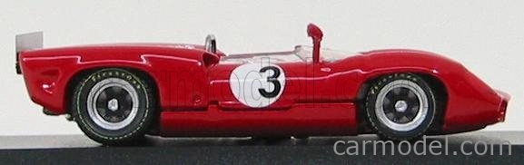 Najlepší model Lola T70 Spider N 3 Brigdgehampton 1968 G.ralph 1:43 Red