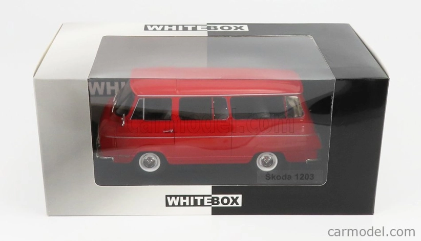 Whitebox Škoda 1203 Minibus 1968 1:24 Červená