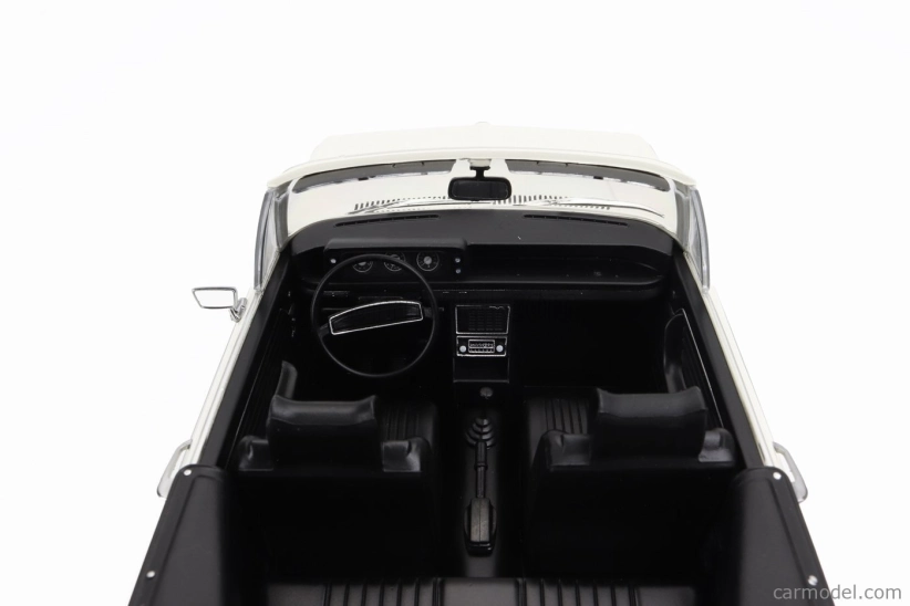 BMW 1600-2 Cabriolet 1968 v mierke kk - s odnímateľnou mäkkou strechou 1:18 biela