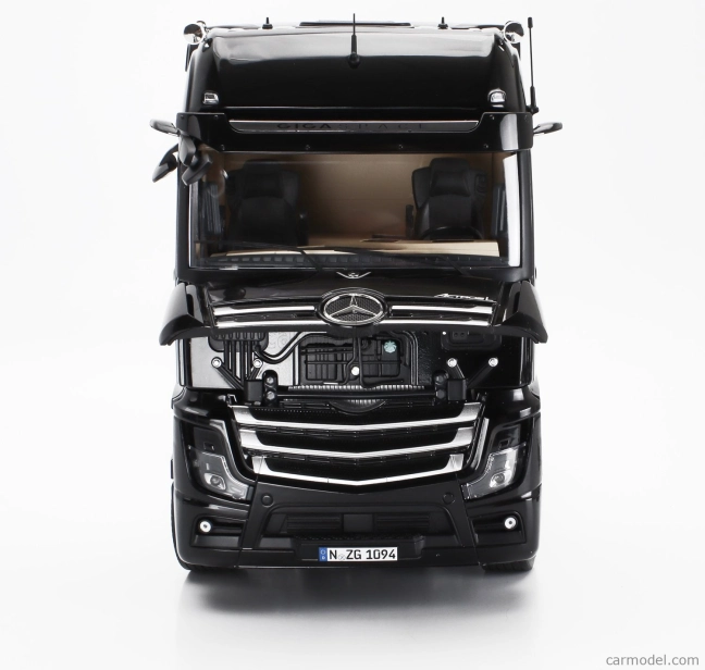 Nzg Mercedes benz Actros L 1863 Gigaspace 4x2 Tractor Truck 2-assi 2023 1:18 Black